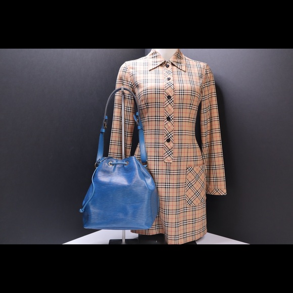 VINTAGE Louis Vuitton Blue Epi Noe PM Hobo Bag - Picture 4 of 16